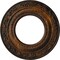 Ekena Millwork Andrea Ceiling Medallion (Fits Canopies up to 4 1/8"), Hnd-Painted Rust, 8 1/8"OD x 4 1/8"ID x 1/2"P CM08ADRUS - alternate 1